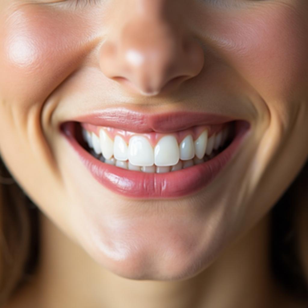 Sourire sain, reflet d'une bonne hygiène alimentaire
